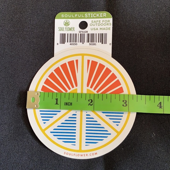 Sunset Sunrise Peace Sign Sticker - Picture 3 of 3